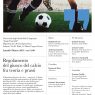 REGOLAMENTO DEL GIUCO DEL CALCIO TRA TEORIA E PRASSI